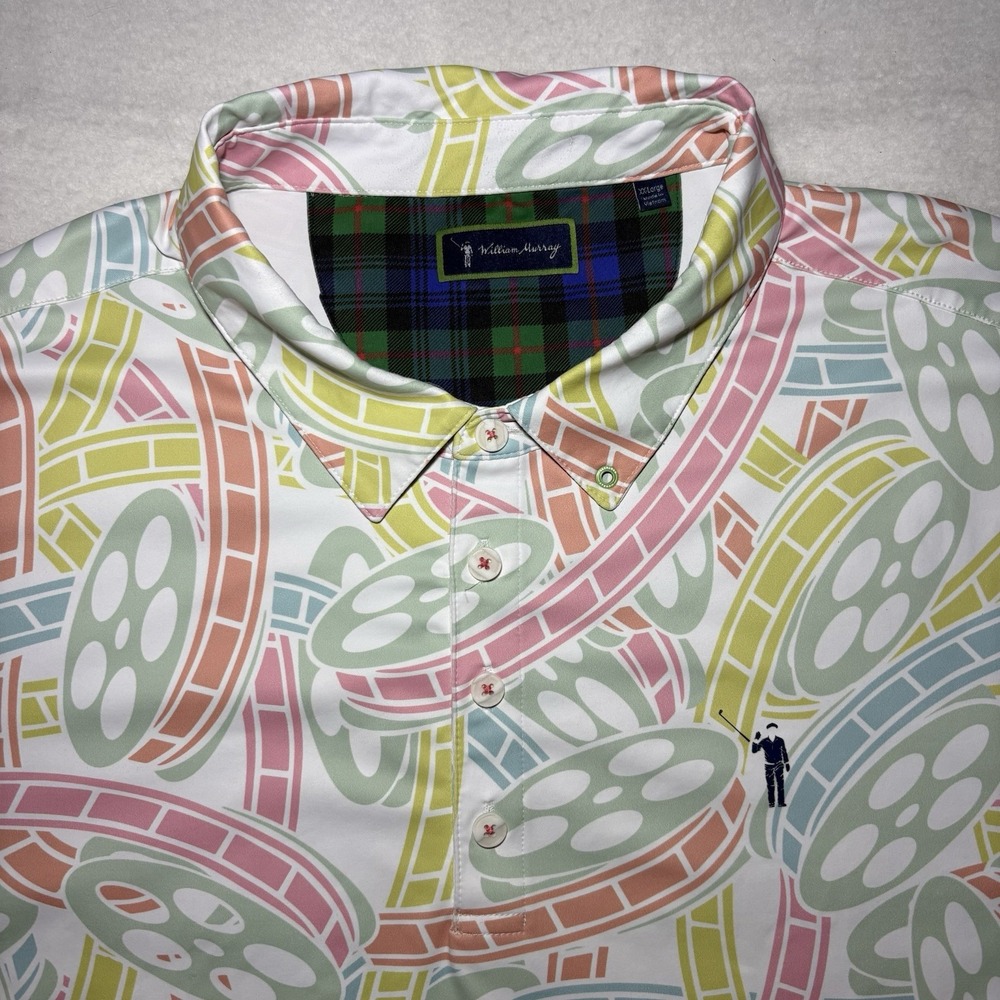 William‎ Murray Golf Polo Size XXL Film Print